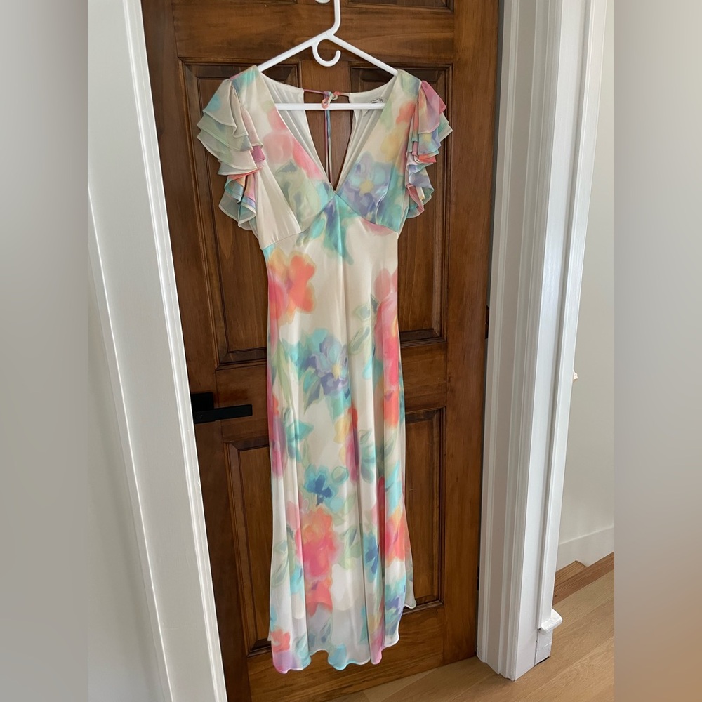 Taylor Pastel Floral Maxi Dress